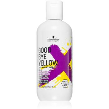 Schwarzkopf Professional Goodbye Yellow šampón neutralizujúci žlté tóny pre farbené a melírované vlasy 300 ml