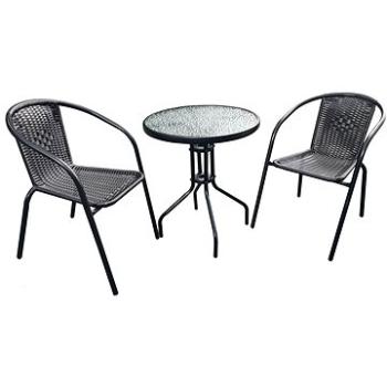 LA PROROMANCE - Súprava záhradného nábytku BISTRO G03+ R03, 1 stôl + 2 stoličky (BUN10)