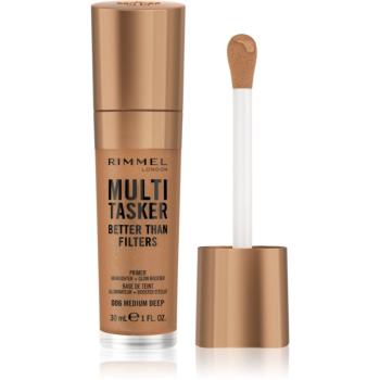 Rimmel Multi-Tasker Better Than Filters rozjasňujúca podkladová báza pre zjednotenie farebného tónu pleti odtieň 006 Medium Deep 30 ml