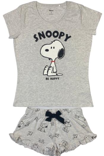 EPlus Dámske pyžamo - Snoopy sivé Veľkosť - dospelý: L