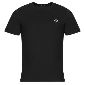 Fred Perry  CREW NECK  Tričká s krátkym rukávom Čierna