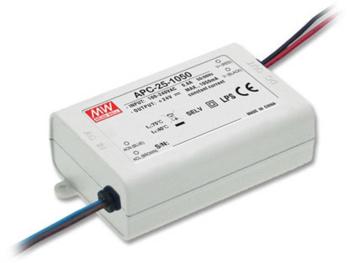 Mean Well APC-25-1050 LED driver  konštantný prúd 25.2 W 1.05 A 9 - 24 V/DC bez možnosti stmievania, ochrana proti prepä