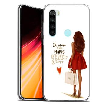 MY ART Ochranný kryt Xiaomi Redmi Note 8 RED DRESS (137)