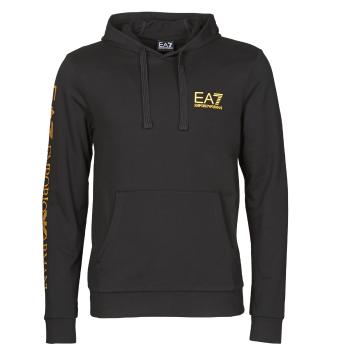 Emporio Armani EA7  TRAIN LOGO SERIES M HOODIE RN COFT  Mikiny Čierna