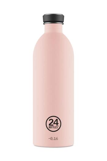 Fľaša na vodu 24bottles Urban Bottle 1000ml Dusty Pink ružová farba, Urban.1L.StoneDustyPink