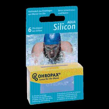 Ohropax Silicon Aqua Ušné vložky v krabičke 6 ks