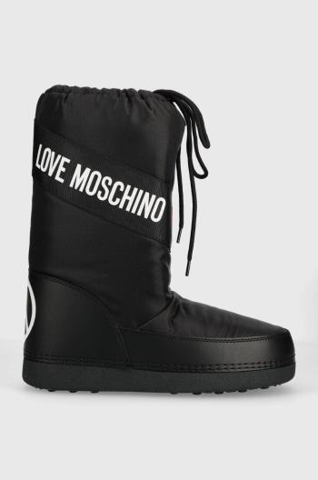 Snehule Love Moschino čierna farba, JA24032G1HISA000