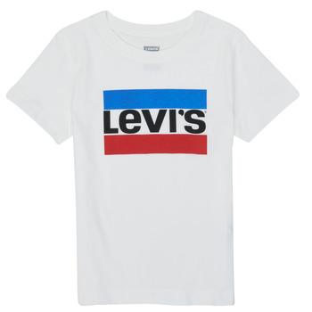 Levis  Tričká s krátkym rukávom SPORTSWEAR LOGO TEE  Biela