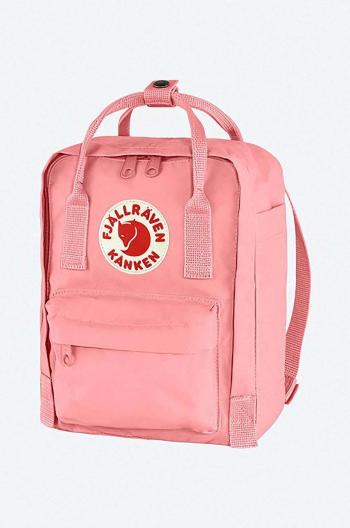 Ruksak Fjallraven Kanken Mini F23561.312-312, ružová farba, malý, s nášivkou