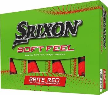 Srixon Soft Feel Brite 13 Golf Balls Brite Red