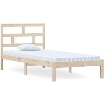 Rám postele masívna borovica 100 × 200 cm, 3101208