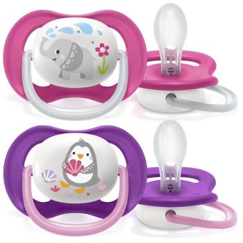 Avent Ultra Air Animals slon/tučniak ružová/lila