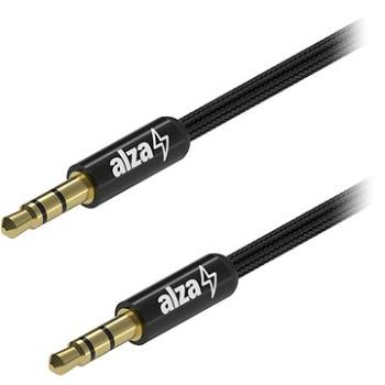 AlzaPower AluCore Audio 3,5 mm Jack (M) to 3,5 mm Jack (M) 2 m čierny (APW-CBA3JM02B)