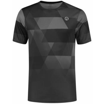 Pánske funkčné tričko Rogelli GEOMETRIC, čierno-šedé ROG351410 M