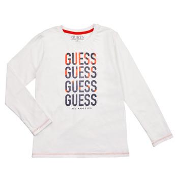 Guess  Tričká s dlhým rukávom N2BI12-I3Z11-G011  Biela