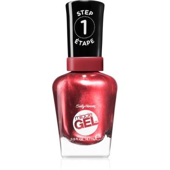 Sally Hansen Miracle Gel™ gélový lak na nechty bez použitia UV/LED lampy odtieň 555 Bordeaux Glow 14,7 ml