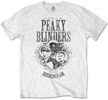 Peaky Blinders Tričko Horse & Cart White XL