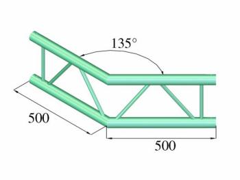 Alutruss BILOCK BQ2-PAC23V 2-bodová rampa roh 135 °