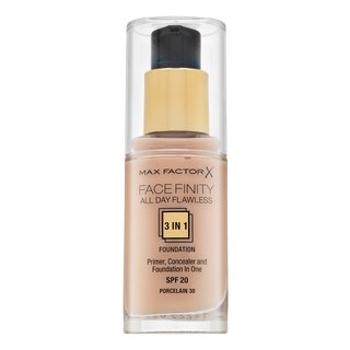 Max Factor Facefinity All Day Flawless Flexi-Hold 3in1 Primer Concealer Foundation SPF20 30 tekutý make-up 3v1 30 ml