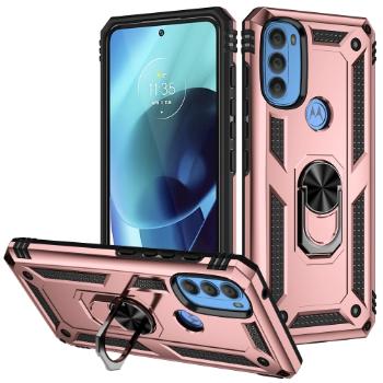 RING Ochranný obal pre Motorola Moto G71 5G ružový