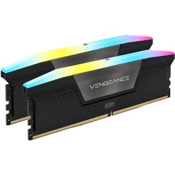 Corsair 48 GB KIT DDR5 5 600 MHz CL40 Vengeance RGB Black (CMH48GX5M2B5600C40)