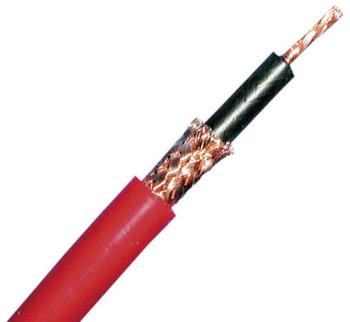 Stäubli 61.7580-10021 koaxiálny kábel Vonkajší Ø: 4.90 mm SILI-SC 45 Ω  čierna metrový tovar