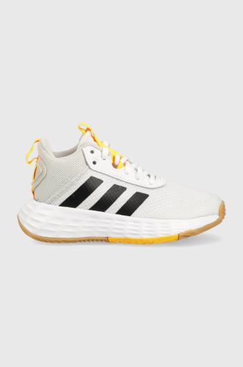 Detské tenisky adidas Originals OWNTHEGAME 2.0 K biela farba