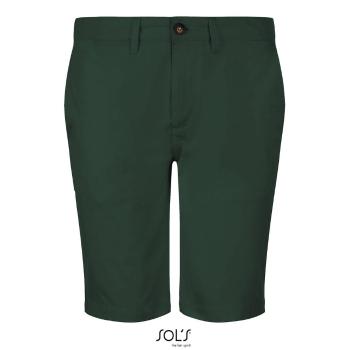 SOL'S Pánske bavlnené šortky Jasper - Lesná zelená | 52
