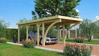 Drevený prístrešok / carport CLASSIC 2C Lanitplast