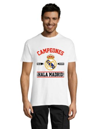 Real Madrid 1 pánske tričko biele 4XL