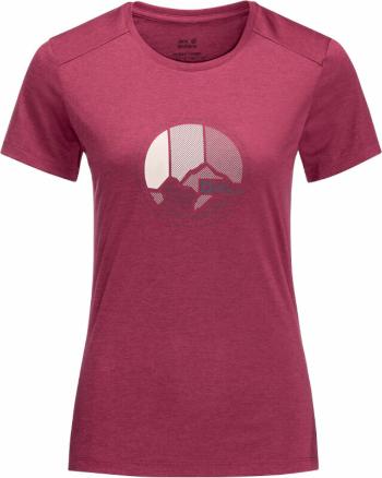 Jack Wolfskin Crosstrail Graphic T W Sangria Red S