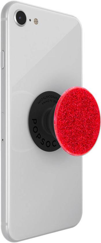 POPSOCKETS Glitter Red  stojan na mobil červená, trblietavý efekt