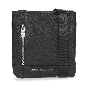 Armani Exchange  FLAT CROSSBODY  Vrecúška/Malé kabelky Čierna