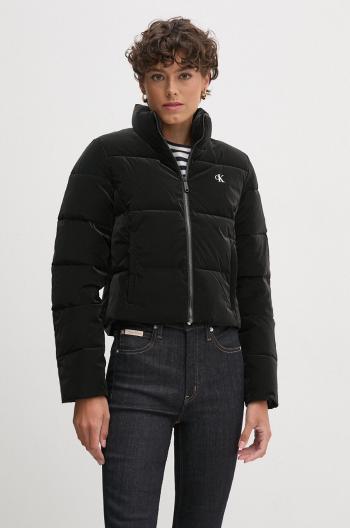 Bunda Calvin Klein Jeans dámska, čierna farba, zimná, J20J224428