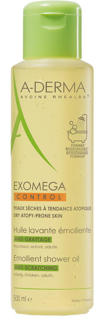 A-Derma Exomega Control Zvláčňujúci sprchový olej 500 ml