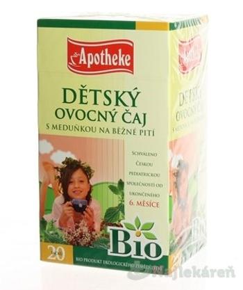 APOTHEKE BIO SELECTION DETSKÝ OVOC.ČAJ S MEDOVKOU, 20x2 g