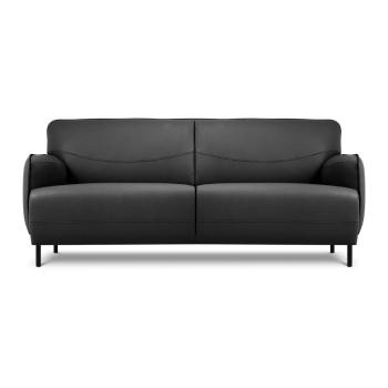 Tmavosivá kožená pohovka Windsor & Co Sofas Neso, 175 x 90 cm