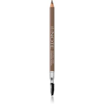 Note Cosmetique Natural Lool Eyebrow Pencil ceruzka na obočie s kefkou 02 Light Brown 1,08 g