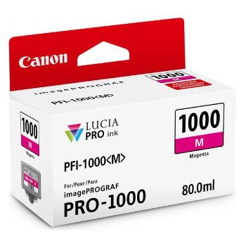CANON PFI-1000 M - originálna cartridge, purpurová, 5885 strán