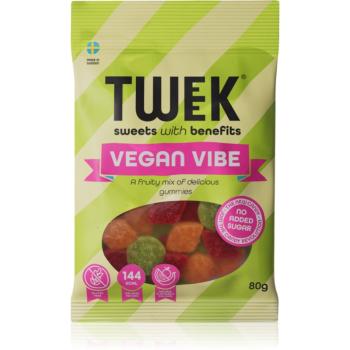 TWEEK Vegan Vibe želé cukríky bez pridaného cukru 80 g