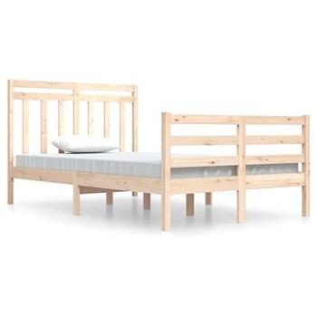 Rám postele masívne drevo 120 × 200 cm, 3105310