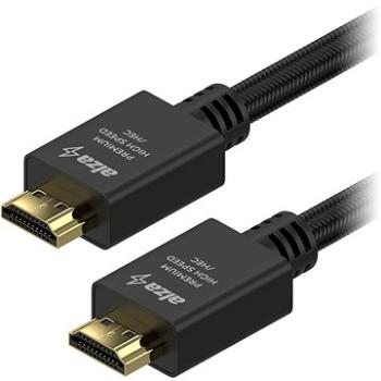 AlzaPower AluCore Premium HDMI 2.0 High Speed 4K 1,5 m čierny (APW-CBHDP215B)