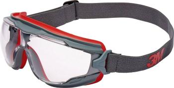3M Goggle Gear 500 GG501V uzatvorené ochranné okuliare vr. ochrany proti zahmlievaniu sivá, červená