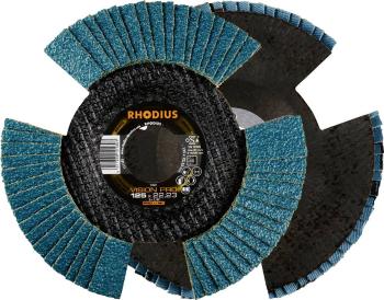 Rhodius 211303 Lamelový disk RHODIUS VSION PRO 125 x 22,23 mm K40 INOX zahnutý Priemer 125 mm   5 ks
