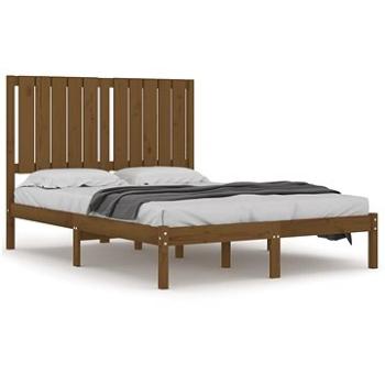Rám postele medovo hnedý masívne drevo 120 × 190 cm Small Double, 3104386