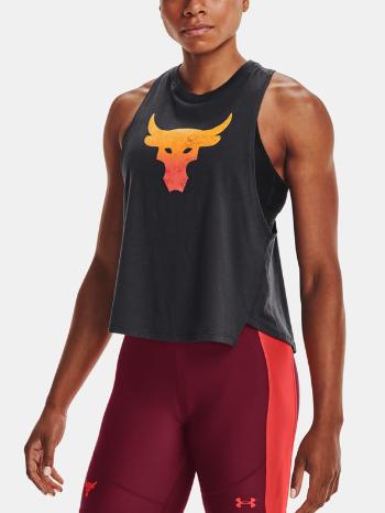 Under Armour UA Project Rock Bull Tielko Šedá