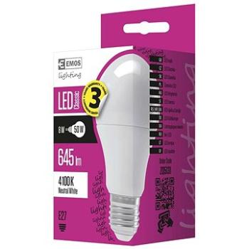 EMOS LED žiarovka Classic A60 8 W E27 neutrálna biela (1525733400)