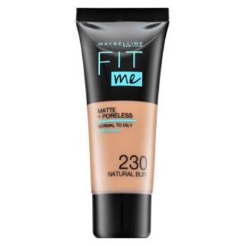 Maybelline Foundation Matte + Poreless 230 Natural Buff tekutý make-up pre zjednotenú a rozjasnenú pleť 30 ml