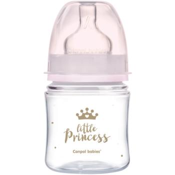 Canpol babies Royal Baby dojčenská fľaša 0m+ Pink 120 ml