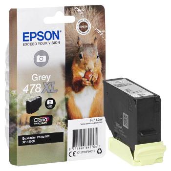 EPSON C13T04F64010 - originálna cartridge, sivá, 10,2ml
